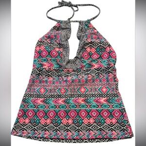 Malibu Dream girl tankini swim bikini top size small NWT